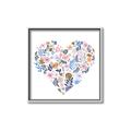 Picture of Colorful Heart II  _GroupedProduct_Square_Mini_ _GroupedProduct_Square_Canvas_Framed_