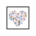 Picture of Colorful Heart II  _GroupedProduct_Square_Mini_ _GroupedProduct_Square_Canvas_Framed_