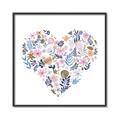 Picture of Colorful Heart II  _GroupedProduct_Square_Mini_ _GroupedProduct_Square_Canvas_Framed_