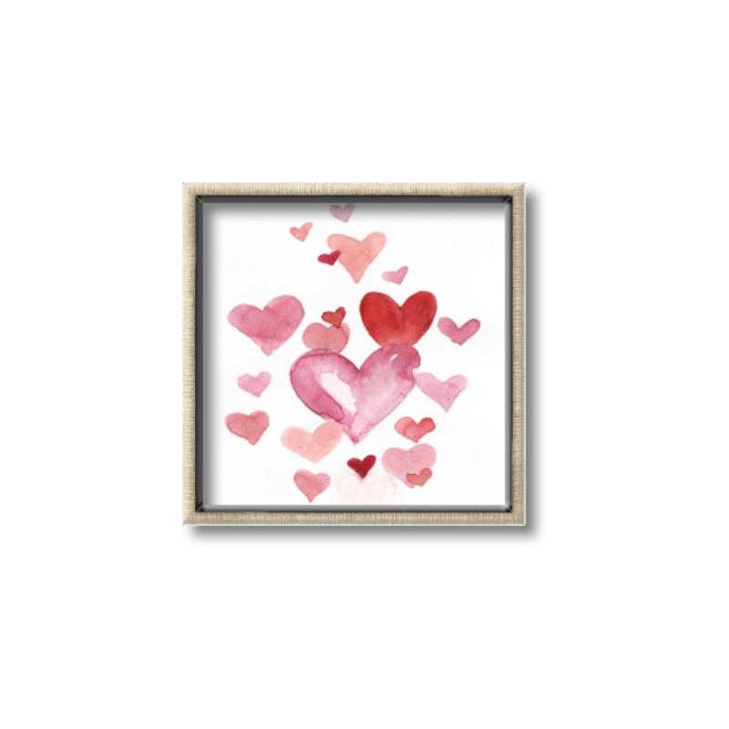 Picture of Red Hearts _GroupedProduct_Square_Mini_ _GroupedProduct_Square_Canvas_Framed_