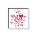 Picture of Red Hearts _GroupedProduct_Square_Mini_ _GroupedProduct_Square_Canvas_Framed_