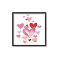 Picture of Red Hearts _GroupedProduct_Square_Mini_ _GroupedProduct_Square_Canvas_Framed_