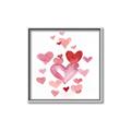 Picture of Red Hearts _GroupedProduct_Square_Mini_ _GroupedProduct_Square_Canvas_Framed_