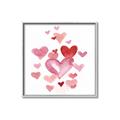 Picture of Red Hearts _GroupedProduct_Square_Mini_ _GroupedProduct_Square_Canvas_Framed_