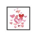 Picture of Red Hearts _GroupedProduct_Square_Mini_ _GroupedProduct_Square_Canvas_Framed_