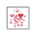Picture of Red Hearts _GroupedProduct_Square_Mini_ _GroupedProduct_Square_Canvas_Framed_