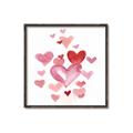 Picture of Red Hearts _GroupedProduct_Square_Mini_ _GroupedProduct_Square_Canvas_Framed_