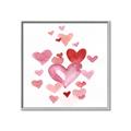 Picture of Red Hearts _GroupedProduct_Square_Mini_ _GroupedProduct_Square_Canvas_Framed_