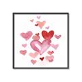 Picture of Red Hearts _GroupedProduct_Square_Mini_ _GroupedProduct_Square_Canvas_Framed_