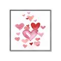Picture of Red Hearts _GroupedProduct_Square_Mini_ _GroupedProduct_Square_Canvas_Framed_
