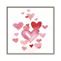 Picture of Red Hearts _GroupedProduct_Square_Mini_ _GroupedProduct_Square_Canvas_Framed_