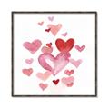 Picture of Red Hearts _GroupedProduct_Square_Mini_ _GroupedProduct_Square_Canvas_Framed_