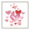Picture of Red Hearts _GroupedProduct_Square_Mini_ _GroupedProduct_Square_Canvas_Framed_