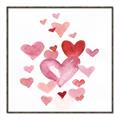 Picture of Red Hearts _GroupedProduct_Square_Mini_ _GroupedProduct_Square_Canvas_Framed_