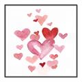 Picture of Red Hearts _GroupedProduct_Square_Mini_ _GroupedProduct_Square_Canvas_Framed_