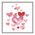 Picture of Red Hearts _GroupedProduct_Square_Mini_ _GroupedProduct_Square_Canvas_Framed_
