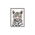 Picture of Tiger Babe _GroupedProduct_Rectangle_Portrait_Mini_ _GroupedProduct_Rectangle_Portrait_Canvas_Framed_