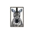 Picture of Zebra Babe _GroupedProduct_Rectangle_Portrait_Mini_ _GroupedProduct_Rectangle_Portrait_Canvas_Framed_