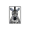 Picture of Zebra Babe _GroupedProduct_Rectangle_Portrait_Mini_ _GroupedProduct_Rectangle_Portrait_Canvas_Framed_
