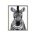 Picture of Zebra Babe _GroupedProduct_Rectangle_Portrait_Mini_ _GroupedProduct_Rectangle_Portrait_Canvas_Framed_