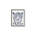 Picture of White Tiger Babe _GroupedProduct_Rectangle_Portrait_Mini_ _GroupedProduct_Rectangle_Portrait_Canvas_Framed_
