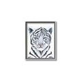 Picture of White Tiger Babe _GroupedProduct_Rectangle_Portrait_Mini_ _GroupedProduct_Rectangle_Portrait_Canvas_Framed_
