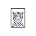 Picture of White Tiger Babe _GroupedProduct_Rectangle_Portrait_Mini_ _GroupedProduct_Rectangle_Portrait_Canvas_Framed_