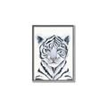 Picture of White Tiger Babe _GroupedProduct_Rectangle_Portrait_Mini_ _GroupedProduct_Rectangle_Portrait_Canvas_Framed_