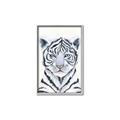 Picture of White Tiger Babe _GroupedProduct_Rectangle_Portrait_Mini_ _GroupedProduct_Rectangle_Portrait_Canvas_Framed_