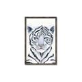 Picture of White Tiger Babe _GroupedProduct_Rectangle_Portrait_Mini_ _GroupedProduct_Rectangle_Portrait_Canvas_Framed_