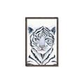 Picture of White Tiger Babe _GroupedProduct_Rectangle_Portrait_Mini_ _GroupedProduct_Rectangle_Portrait_Canvas_Framed_