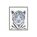 Picture of White Tiger Babe _GroupedProduct_Rectangle_Portrait_Mini_ _GroupedProduct_Rectangle_Portrait_Canvas_Framed_