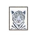 Picture of White Tiger Babe _GroupedProduct_Rectangle_Portrait_Mini_ _GroupedProduct_Rectangle_Portrait_Canvas_Framed_