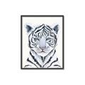 Picture of White Tiger Babe _GroupedProduct_Rectangle_Portrait_Mini_ _GroupedProduct_Rectangle_Portrait_Canvas_Framed_