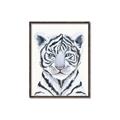 Picture of White Tiger Babe _GroupedProduct_Rectangle_Portrait_Mini_ _GroupedProduct_Rectangle_Portrait_Canvas_Framed_