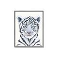 Picture of White Tiger Babe _GroupedProduct_Rectangle_Portrait_Mini_ _GroupedProduct_Rectangle_Portrait_Canvas_Framed_