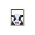 Picture of Big Farm Cow _GroupedProduct_Rectangle_Portrait_Mini_ _GroupedProduct_Rectangle_Portrait_Canvas_Framed_