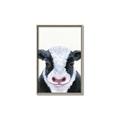 Picture of Big Farm Cow _GroupedProduct_Rectangle_Portrait_Mini_ _GroupedProduct_Rectangle_Portrait_Canvas_Framed_