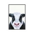 Picture of Big Farm Cow _GroupedProduct_Rectangle_Portrait_Mini_ _GroupedProduct_Rectangle_Portrait_Canvas_Framed_