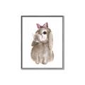 Picture of Bunny Bow _GroupedProduct_Rectangle_Portrait_Mini_ _GroupedProduct_Rectangle_Portrait_Canvas_Framed_