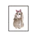 Picture of Bunny Bow _GroupedProduct_Rectangle_Portrait_Mini_ _GroupedProduct_Rectangle_Portrait_Canvas_Framed_