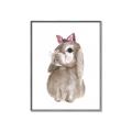Picture of Bunny Bow _GroupedProduct_Rectangle_Portrait_Mini_ _GroupedProduct_Rectangle_Portrait_Canvas_Framed_