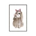 Picture of Bunny Bow _GroupedProduct_Rectangle_Portrait_Mini_ _GroupedProduct_Rectangle_Portrait_Canvas_Framed_