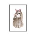 Picture of Bunny Bow _GroupedProduct_Rectangle_Portrait_Mini_ _GroupedProduct_Rectangle_Portrait_Canvas_Framed_
