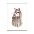 Picture of Bunny Bow _GroupedProduct_Rectangle_Portrait_Mini_ _GroupedProduct_Rectangle_Portrait_Canvas_Framed_