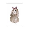 Picture of Bunny Bow _GroupedProduct_Rectangle_Portrait_Mini_ _GroupedProduct_Rectangle_Portrait_Canvas_Framed_