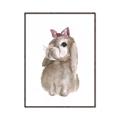 Picture of Bunny Bow _GroupedProduct_Rectangle_Portrait_Mini_ _GroupedProduct_Rectangle_Portrait_Canvas_Framed_