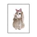 Picture of Bunny Bow _GroupedProduct_Rectangle_Portrait_Mini_ _GroupedProduct_Rectangle_Portrait_Canvas_Framed_