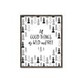 Picture of Good Things are Wild & Free _GroupedProduct_Rectangle_Portrait_Mini_ _GroupedProduct_Rectangle_Portrait_Canvas_Framed_