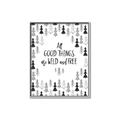 Picture of Good Things are Wild & Free _GroupedProduct_Rectangle_Portrait_Mini_ _GroupedProduct_Rectangle_Portrait_Canvas_Framed_